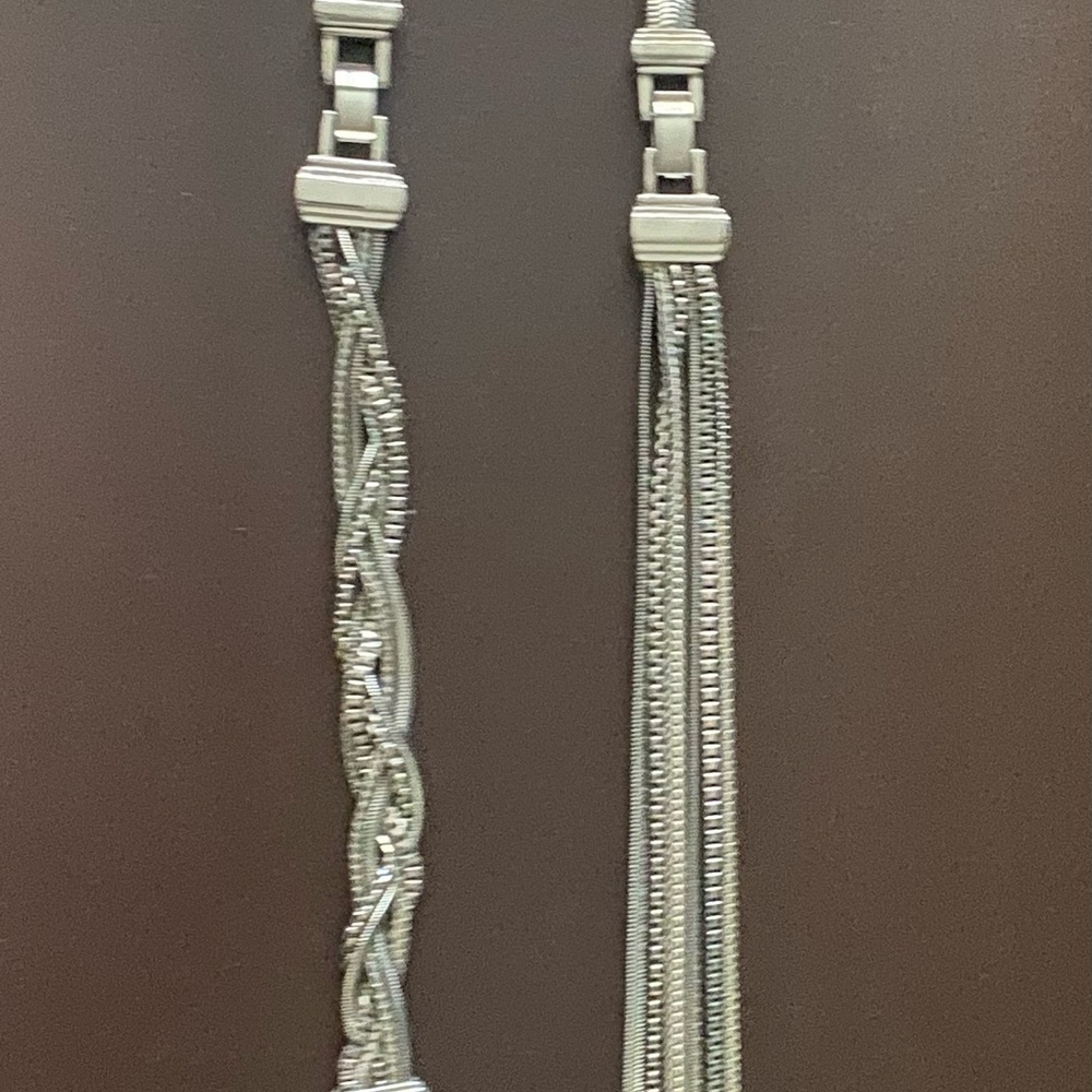 Silver Multi-Strand Necklace